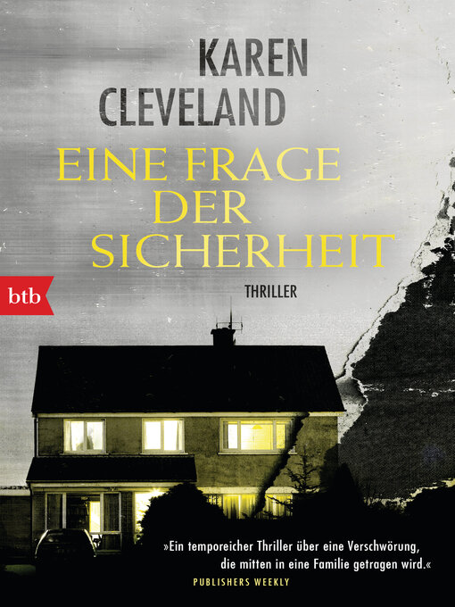 Titeldetails für Eine Frage der Sicherheit nach Karen Cleveland - Verfügbar